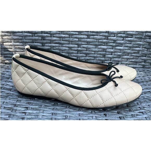 Bertuchi Womens Pink Quilted Round Toe Ballet Flats Size EU 40/US 9.5 - Picture 3 of 6